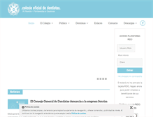 Tablet Screenshot of colegiopontevedraourense.com